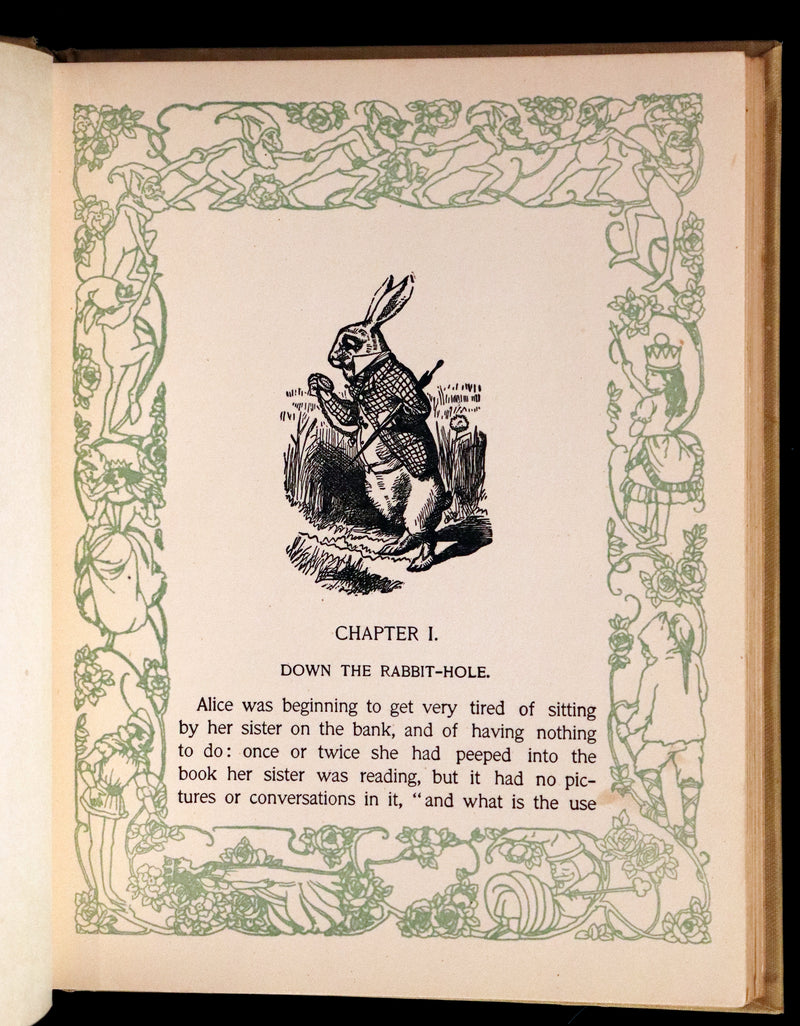 1900 Rare Platt & Peck Edition - Alice's Adventures in Wonderland by Lewis Carroll.