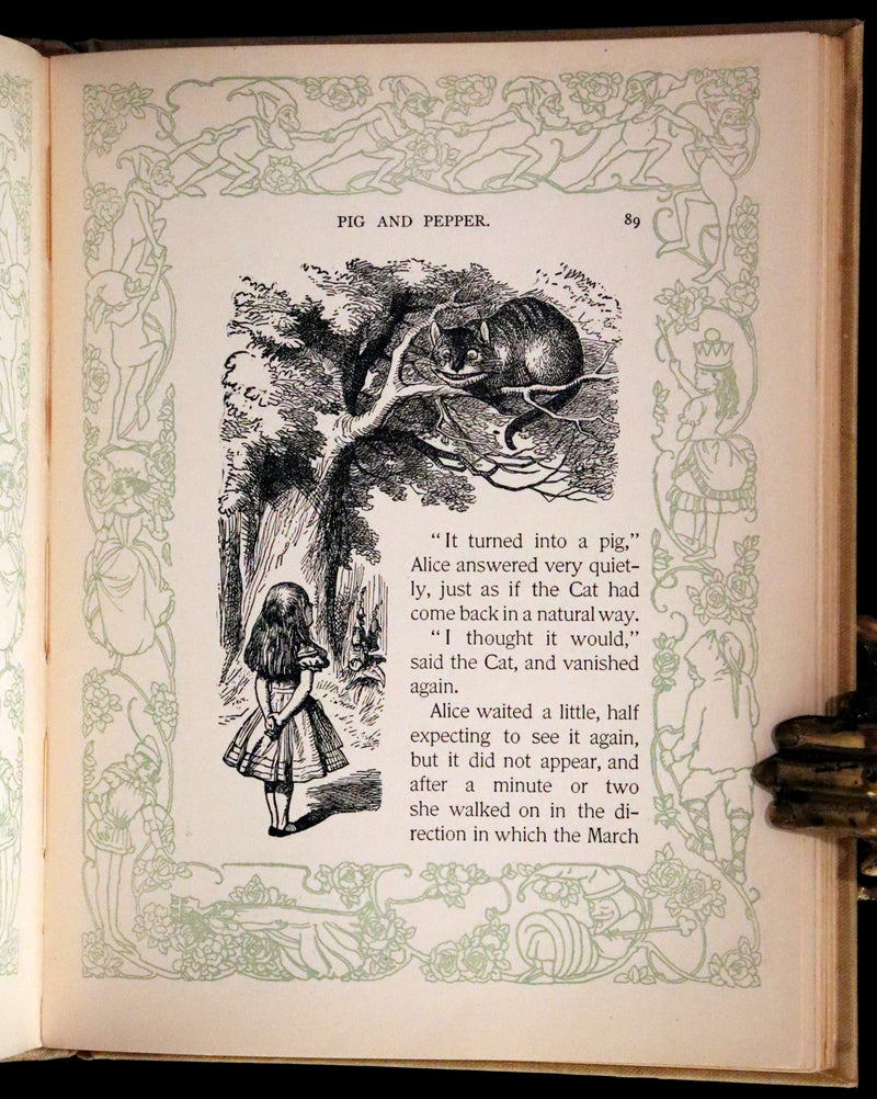 1900 Rare Platt & Peck Edition - Alice's Adventures in Wonderland by Lewis Carroll.
