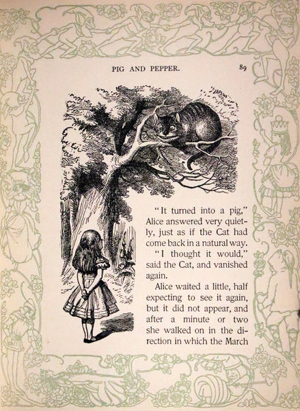 1900 Rare Platt & Peck Edition - Alice's Adventures in Wonderland by Lewis Carroll.