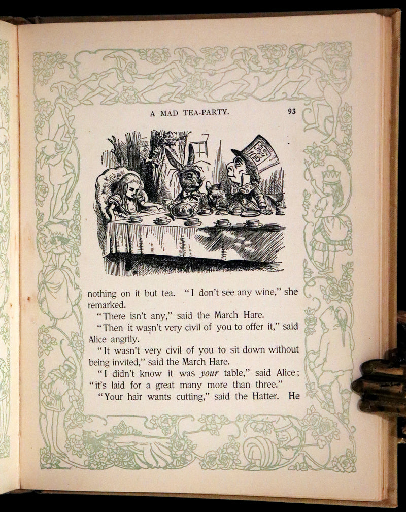 1900 Rare Platt & Peck Edition - Alice's Adventures in Wonderland by Lewis Carroll.