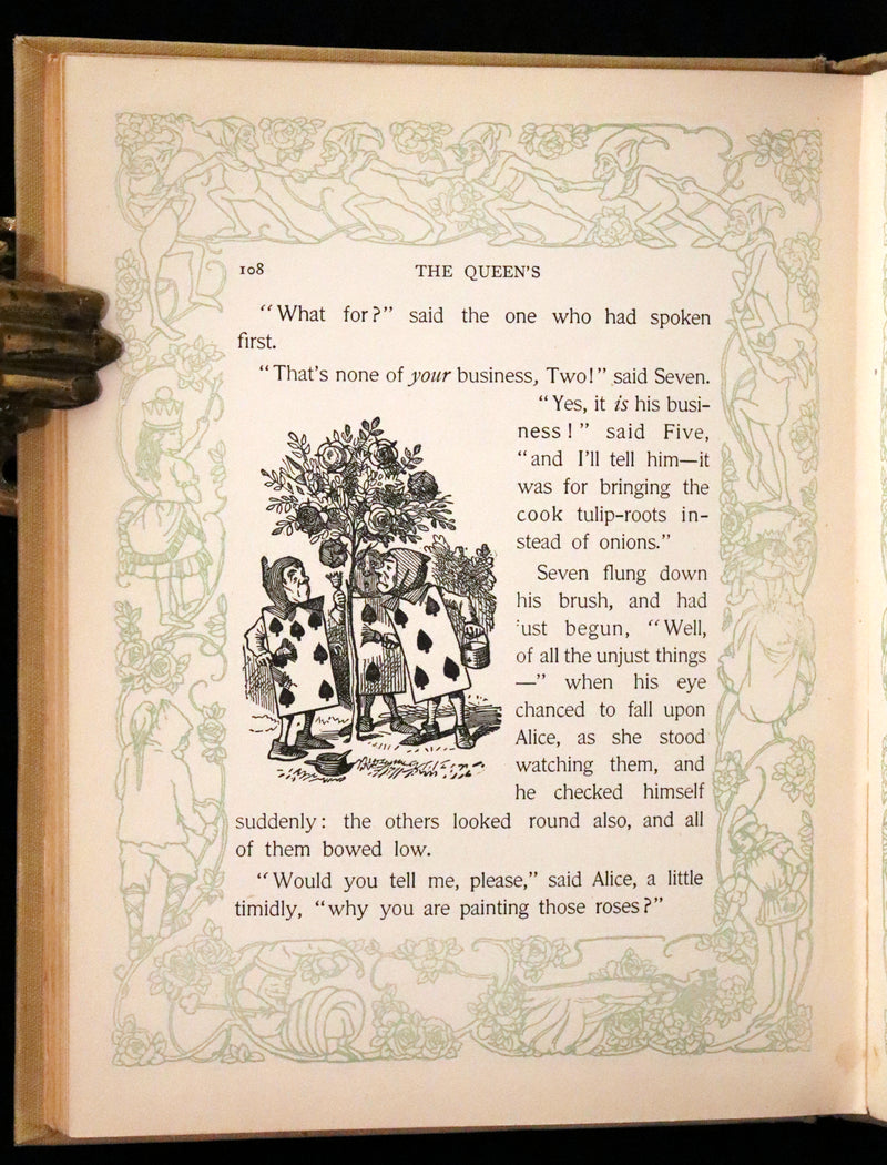 1900 Rare Platt & Peck Edition - Alice's Adventures in Wonderland by Lewis Carroll.