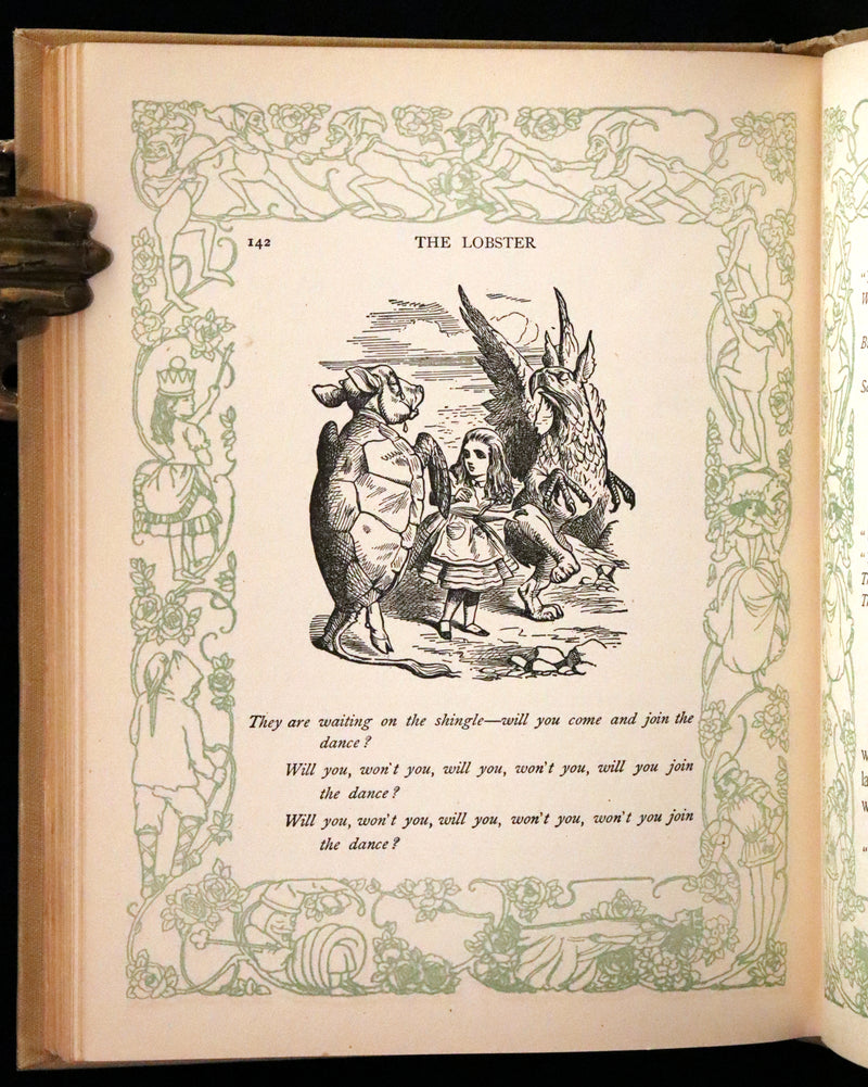 1900 Rare Platt & Peck Edition - Alice's Adventures in Wonderland by Lewis Carroll.