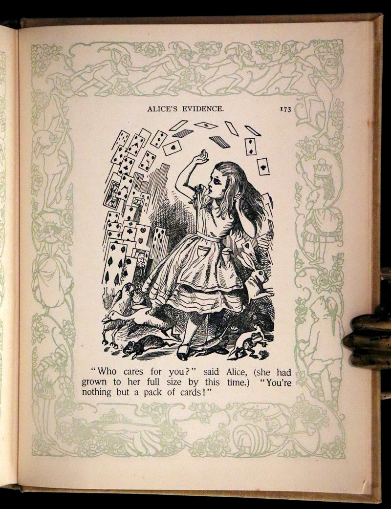 1900 Rare Platt & Peck Edition - Alice's Adventures in Wonderland by Lewis Carroll.