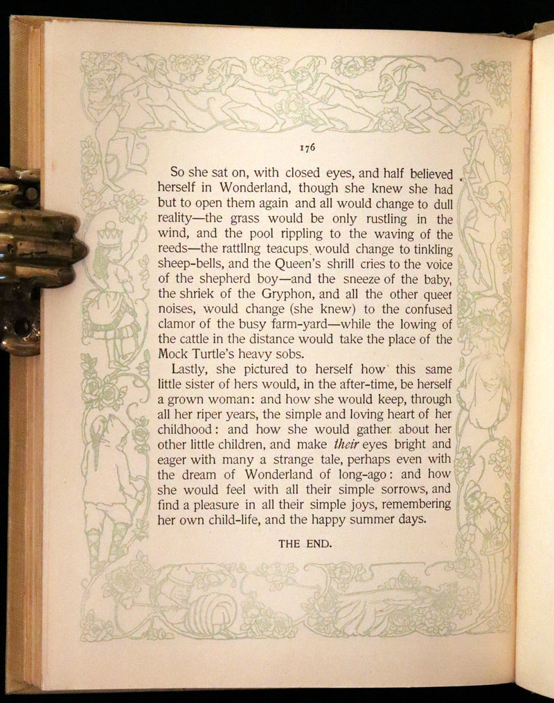 1900 Rare Platt & Peck Edition - Alice's Adventures in Wonderland by Lewis Carroll.