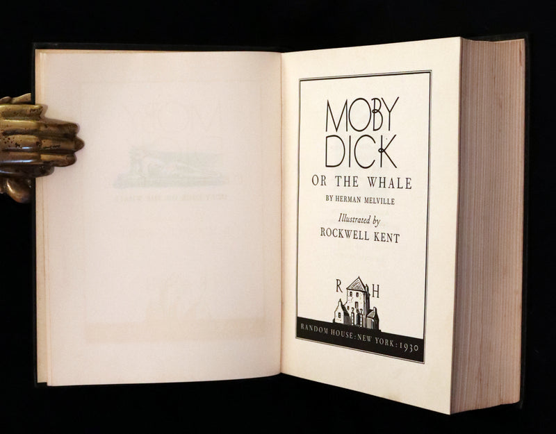 1930 Rare First Edition - MOBY DICK or The Whale by Melville, illustrated by Rockwell Kent.