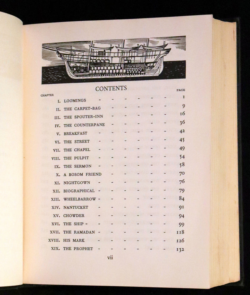 1930 Rare First Edition - MOBY DICK or The Whale by Melville, illustrated by Rockwell Kent.