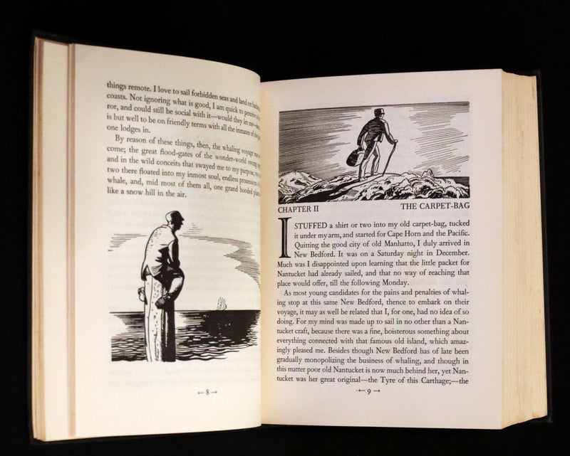 1930 Rare First Edition - MOBY DICK or The Whale by Melville, illustrated by Rockwell Kent.