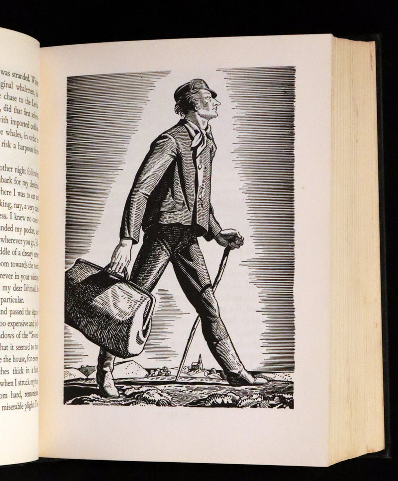1930 Rare First Edition - MOBY DICK or The Whale by Melville, illustrated by Rockwell Kent.
