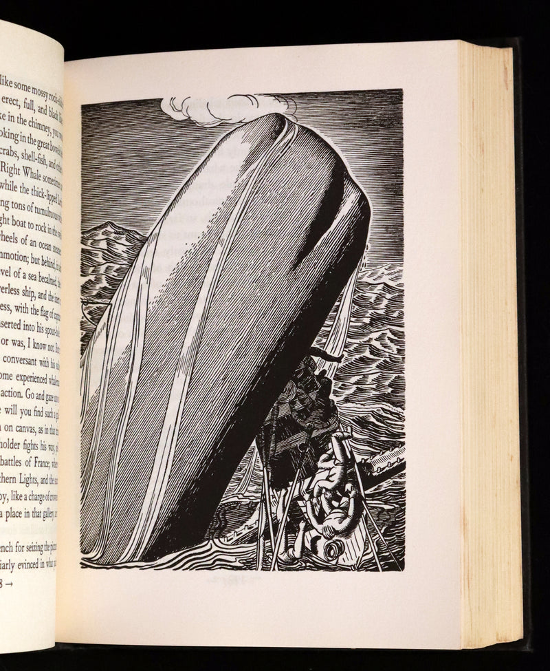 1930 Rare First Edition - MOBY DICK or The Whale by Melville, illustrated by Rockwell Kent.
