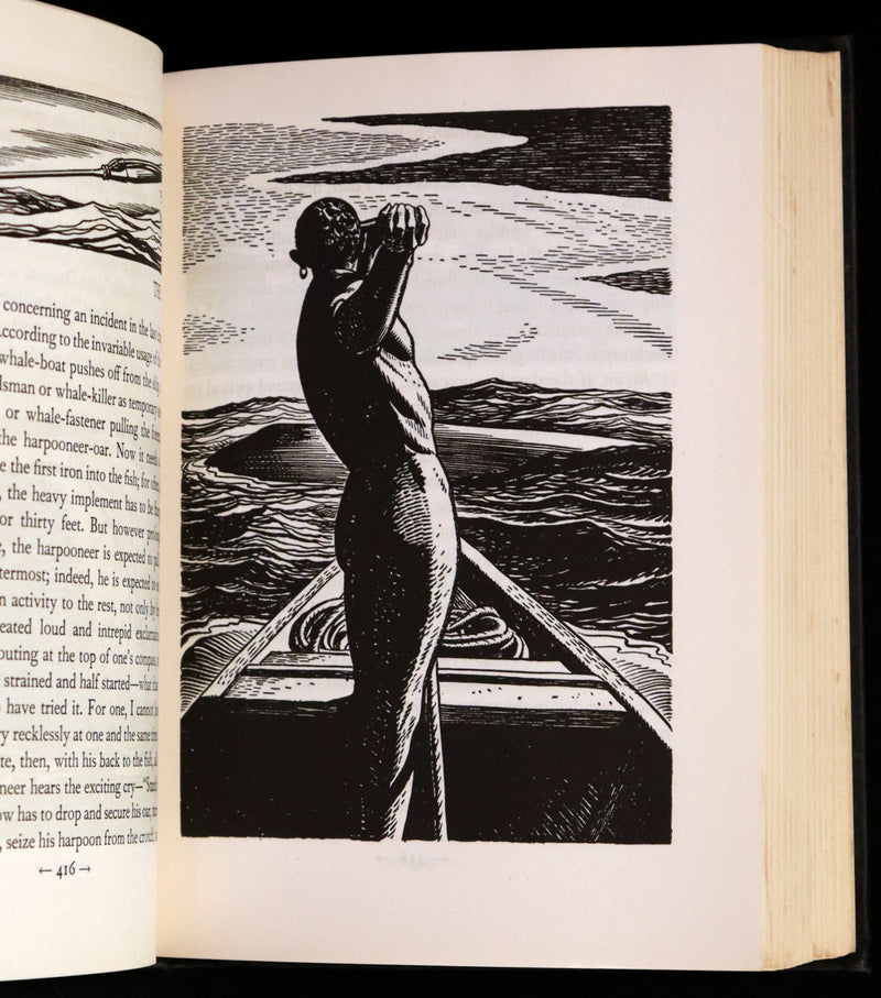 1930 Rare First Edition - MOBY DICK or The Whale by Melville, illustrated by Rockwell Kent.