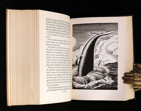 1930 Rare First Edition - MOBY DICK or The Whale by Melville, illustrated by Rockwell Kent.