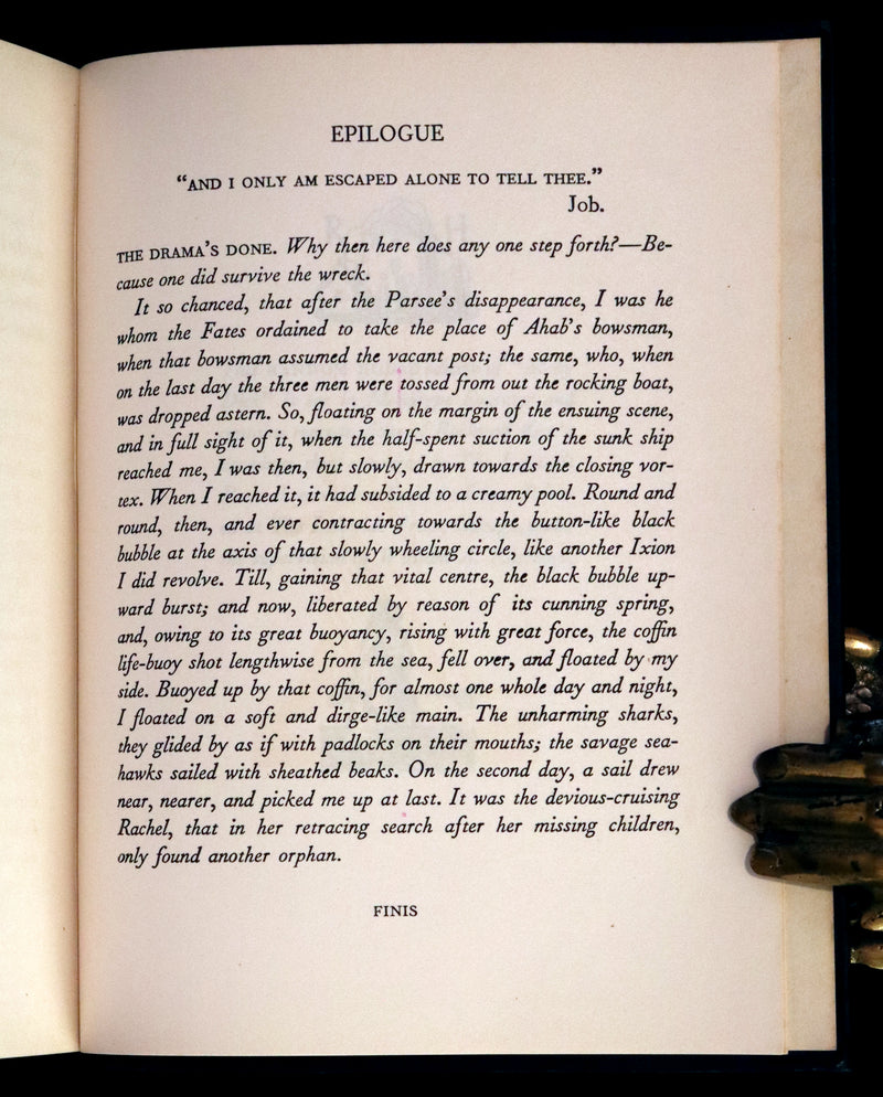 1930 Rare First Edition - MOBY DICK or The Whale by Melville, illustrated by Rockwell Kent.