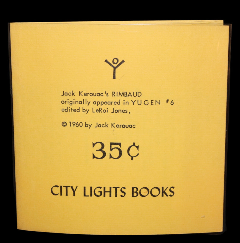 1960 Scarce First edition, First printing (priced 35c) - RIMBAUD by Jack KEROUAC.