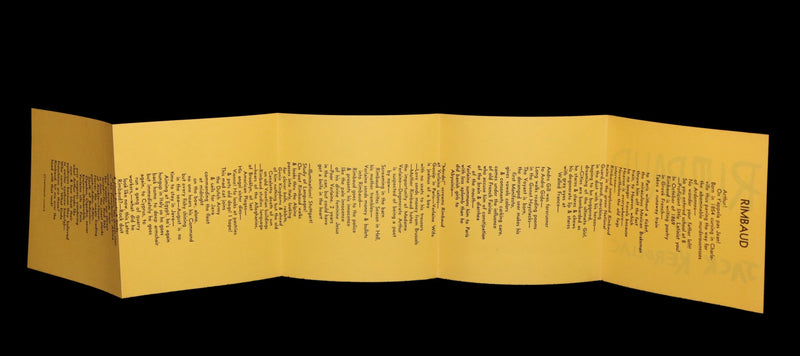 1960 Scarce First edition, First printing - Rimbaud by Beat Generation Novelist Jack Kerouac.