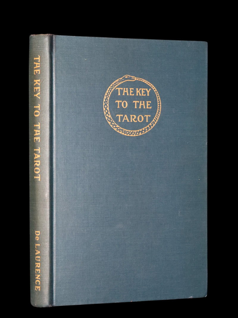 1918 Rare First Edition - The Illustrated KEY to the TAROT, The Veil of Divination by de Laurence + RIDER-WAITE TAROT PACK.