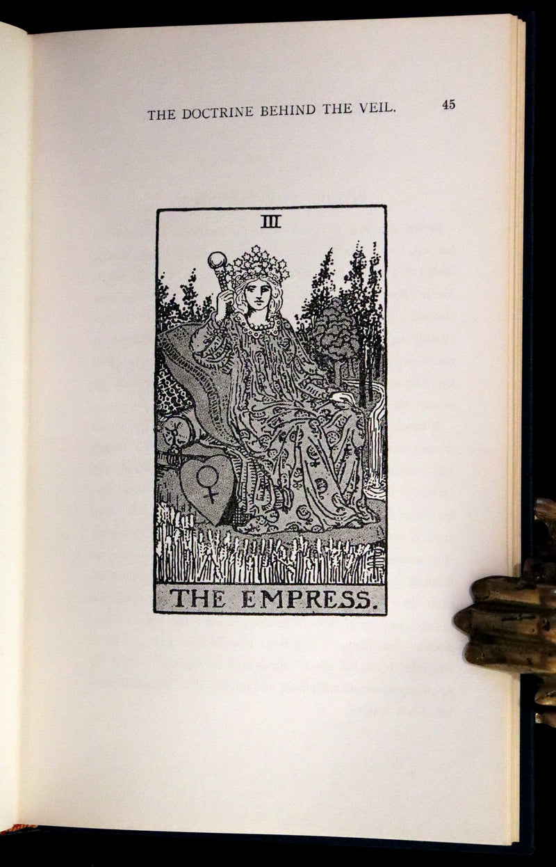 1918 Rare First Edition - The Illustrated KEY to the TAROT, The Veil of Divination by de Laurence + RIDER-WAITE TAROT PACK.