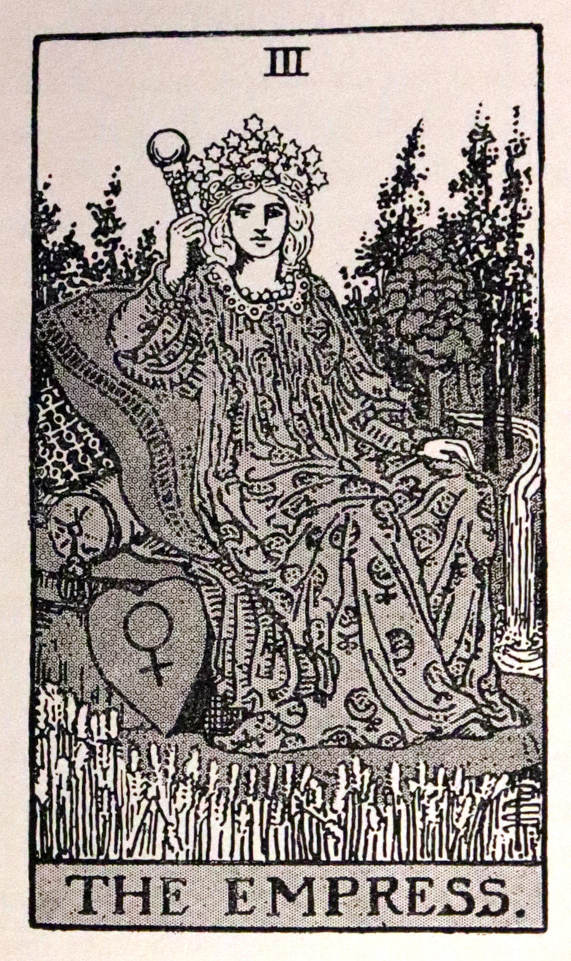 1918 Rare First Edition - The Illustrated KEY to the TAROT, The Veil of Divination by de Laurence + RIDER-WAITE TAROT PACK.