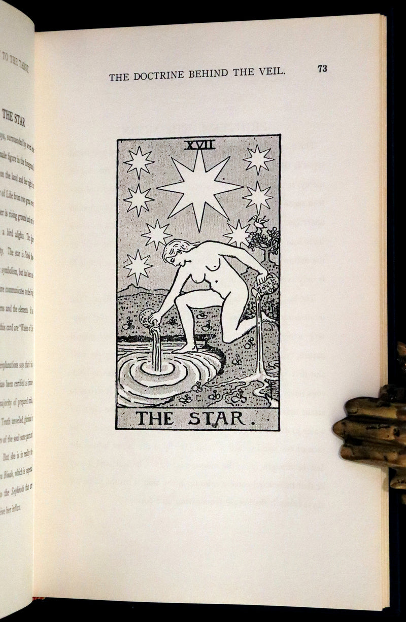 1918 Rare First Edition - The Illustrated KEY to the TAROT, The Veil of Divination by de Laurence + RIDER-WAITE TAROT PACK.
