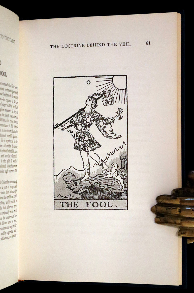 1918 Rare First Edition - The Illustrated KEY to the TAROT, The Veil of Divination by de Laurence + RIDER-WAITE TAROT PACK.