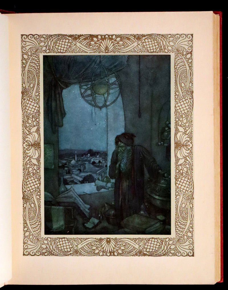 1909 Rare First Edition - RUBAIYAT of Omar Khayyam Illustrated By Edmund DULAC.