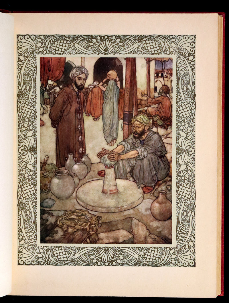 1909 Rare First Edition - RUBAIYAT of Omar Khayyam Illustrated By Edmund DULAC.