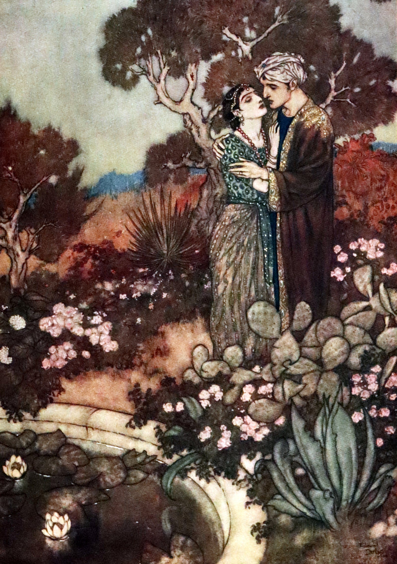 1909 Rare First Edition - RUBAIYAT of Omar Khayyam Illustrated By Edmund DULAC.