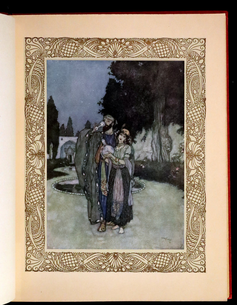 1909 Rare First Edition - RUBAIYAT of Omar Khayyam Illustrated By Edmund DULAC.