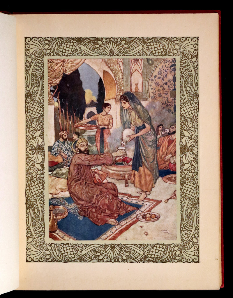 1909 Rare First Edition - RUBAIYAT of Omar Khayyam Illustrated By Edmund DULAC.