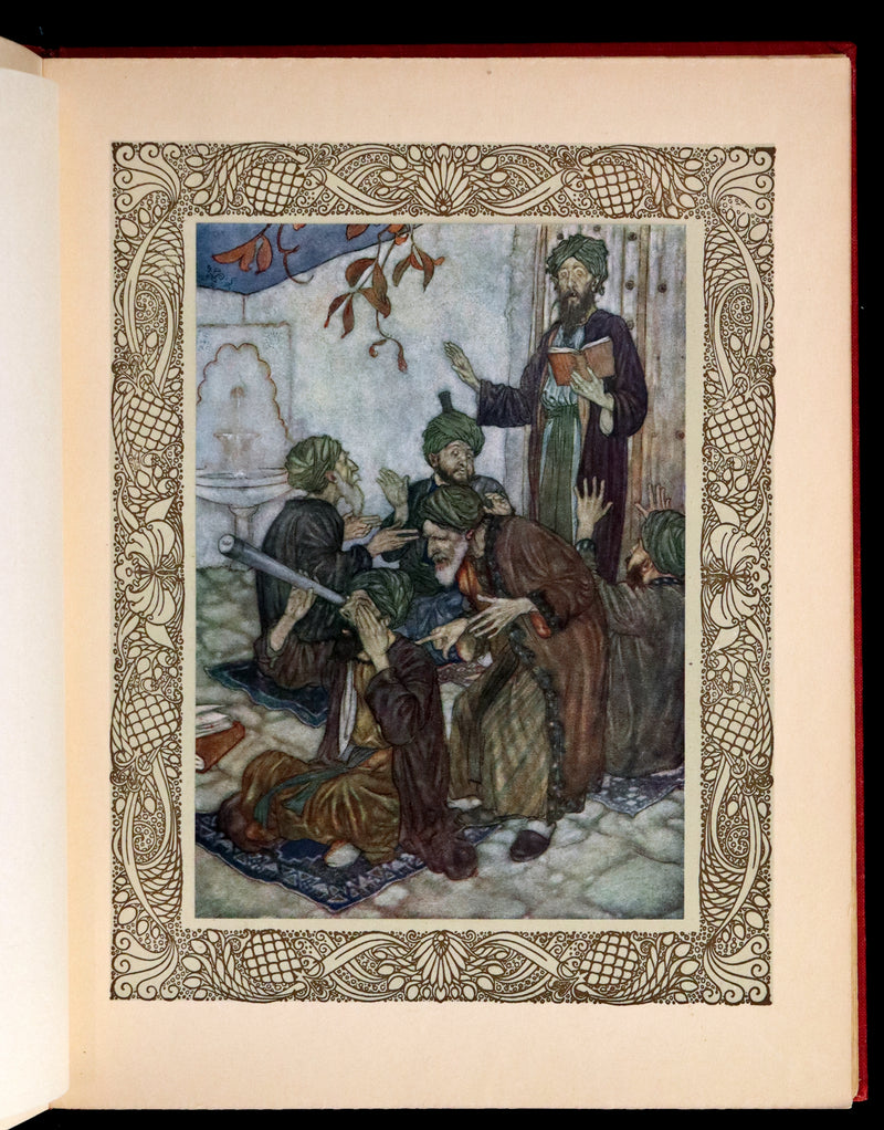 1909 Rare First Edition - RUBAIYAT of Omar Khayyam Illustrated By Edmund DULAC.