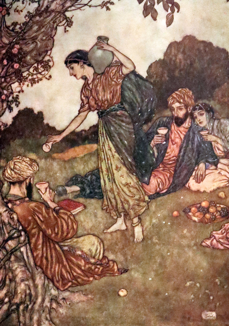 1909 Rare First Edition - RUBAIYAT of Omar Khayyam Illustrated By Edmund DULAC.