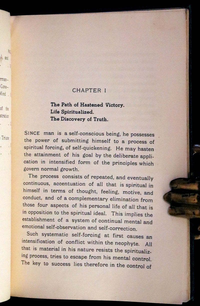 1937 Rare First Edition - Meditations on the Occult Life by Geoffrey Hodson. (Streatham Lodge Copy).