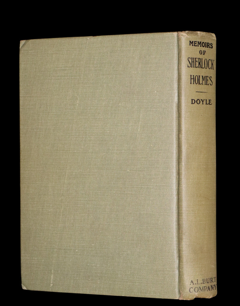 1922 Rare Book - The MEMOIRS of SHERLOCK HOLMES by Arthur Conan DOYLE.