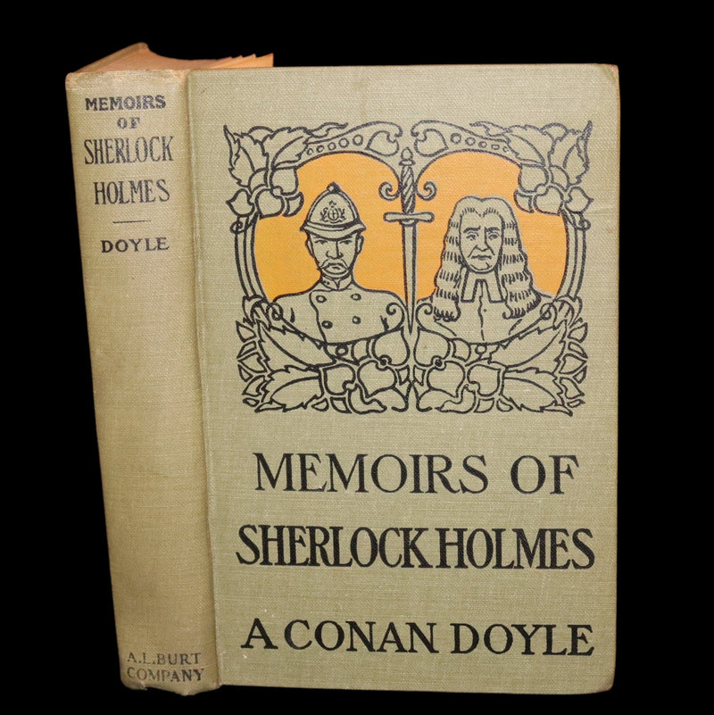 1922 Rare Book - The MEMOIRS of SHERLOCK HOLMES by Arthur Conan DOYLE.