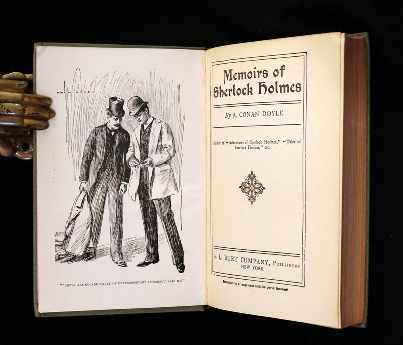 1922 Rare Book - The MEMOIRS of SHERLOCK HOLMES by Arthur Conan DOYLE.