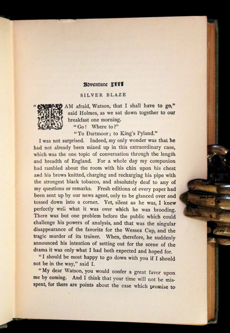 1922 Rare Book - The MEMOIRS of SHERLOCK HOLMES by Arthur Conan DOYLE.