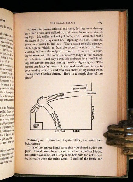 1922 Rare Book - The MEMOIRS of SHERLOCK HOLMES by Arthur Conan DOYLE.