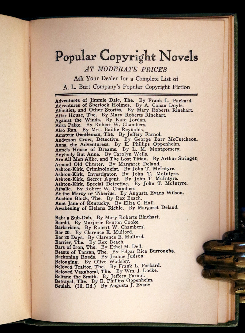 1922 Rare Book - The MEMOIRS of SHERLOCK HOLMES by Arthur Conan DOYLE.