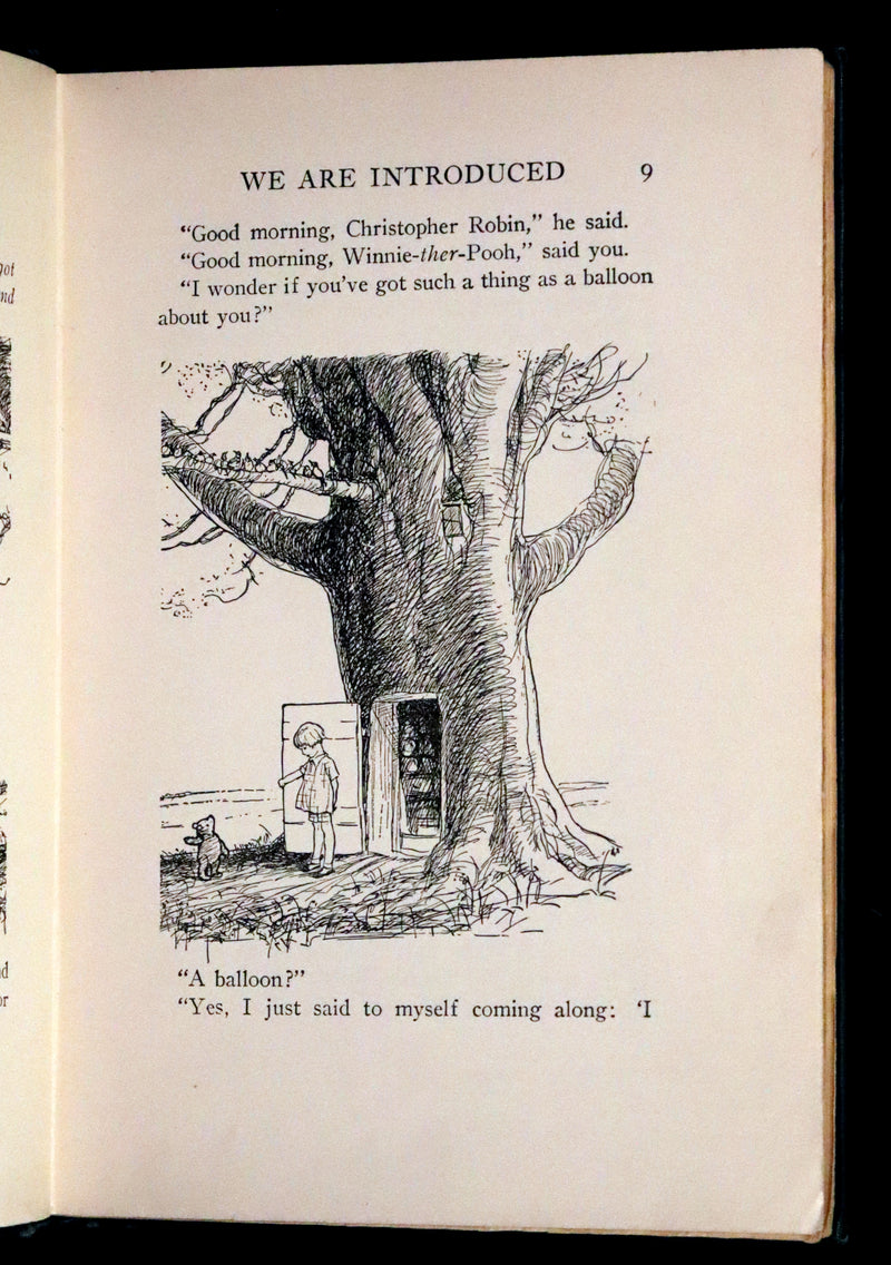 1926 Rare First Edition - WINNIE-THE-POOH by A.A. Milne & Illustrated by Shepard.