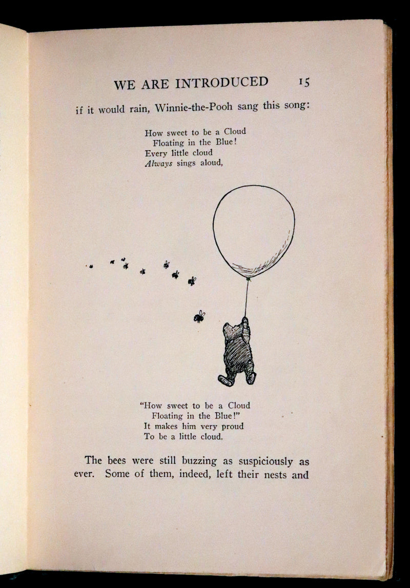 1926 Rare First Edition - WINNIE-THE-POOH by A.A. Milne & Illustrated by Shepard.