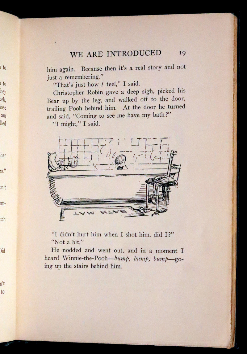 1926 Rare First Edition - WINNIE-THE-POOH by A.A. Milne & Illustrated by Shepard.