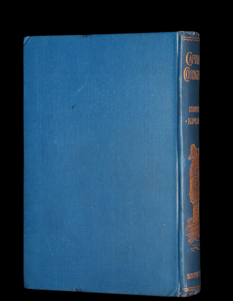 1897 Rare First Edition - CAPTAINS COURAGEOUS. A Story of the Grand Banks by Rudyard Kipling. Illustrated.