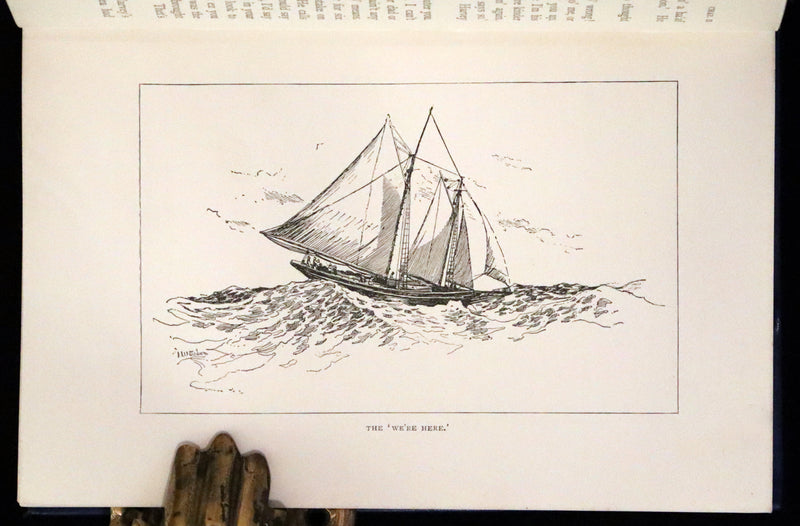 1897 Rare First Edition - CAPTAINS COURAGEOUS. A Story of the Grand Banks by Rudyard Kipling. Illustrated.