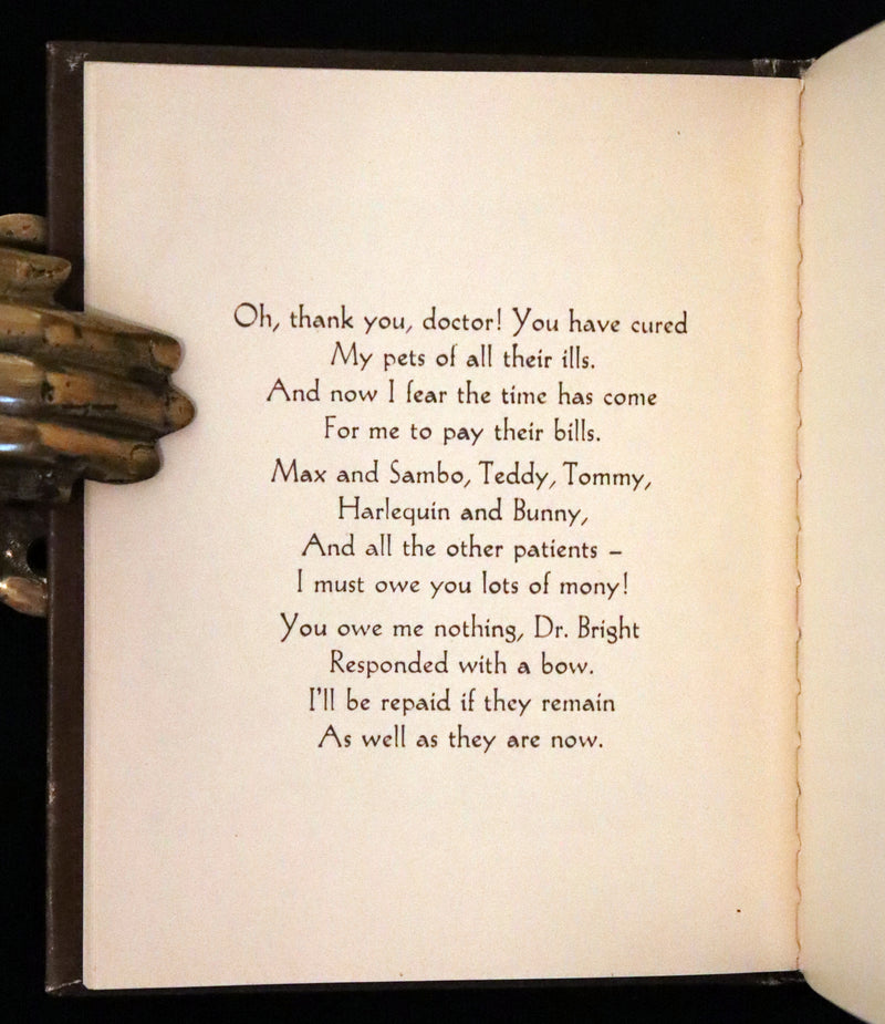 1943 Scarce First US Edition - The PET'S DOCTOR illustrated by Ida Bohatta Morpurgo.