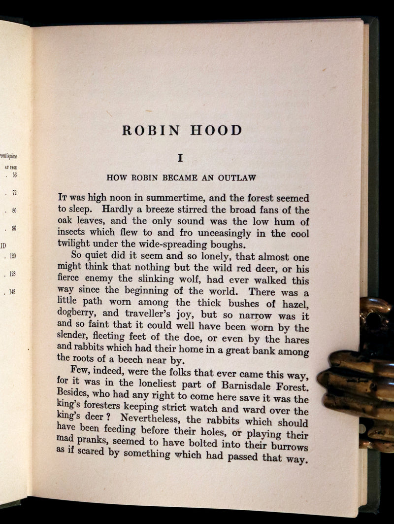 1912 Rare First Edition - ROBIN HOOD and His Merry Men by H. Gilbert, Illustrated by Walter Crane. In Dust Jacket.