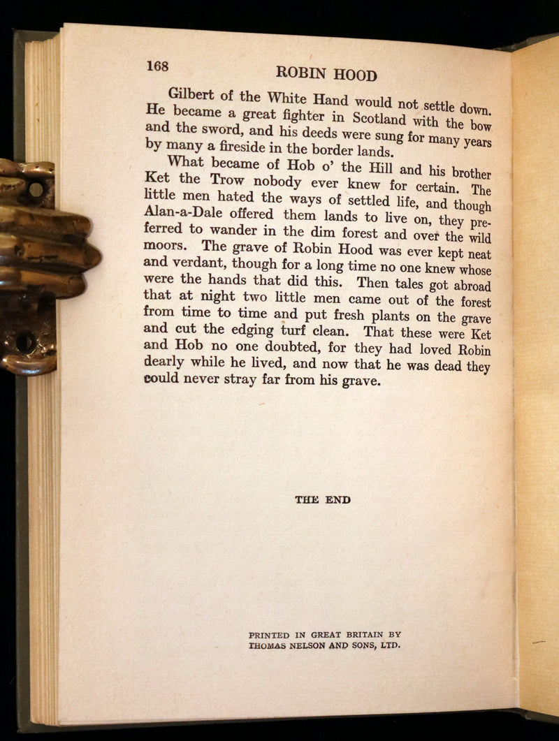 1912 Rare First Edition - ROBIN HOOD and His Merry Men by H. Gilbert, Illustrated by Walter Crane. In Dust Jacket.