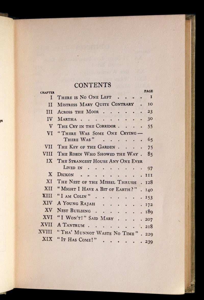 1911 Rare Book - The SECRET GARDEN by Frances Hodgson Burnett.