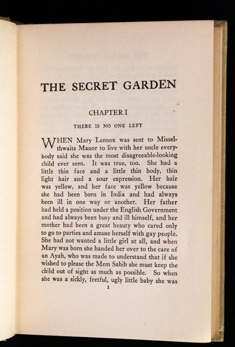 1911 Rare Book - The SECRET GARDEN by Frances Hodgson Burnett.