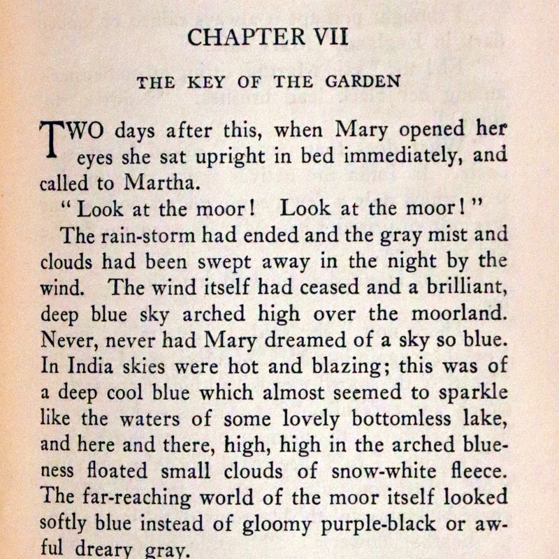 1911 Rare Book - The SECRET GARDEN by Frances Hodgson Burnett.