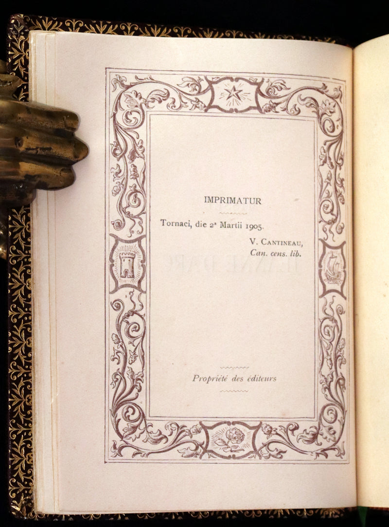 1905 Rare French Book - Missal of Saint JOAN OF ARC - Missel de JEANNE D'ARC.