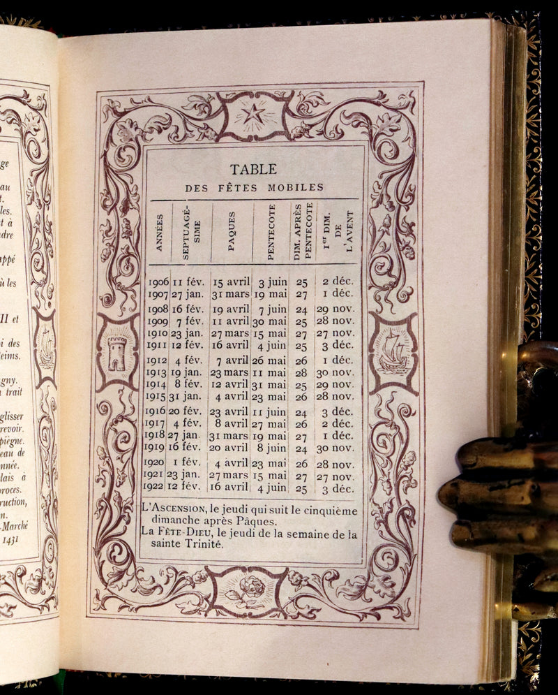 1905 Rare French Book - Missal of Saint JOAN OF ARC - Missel de JEANNE D'ARC.